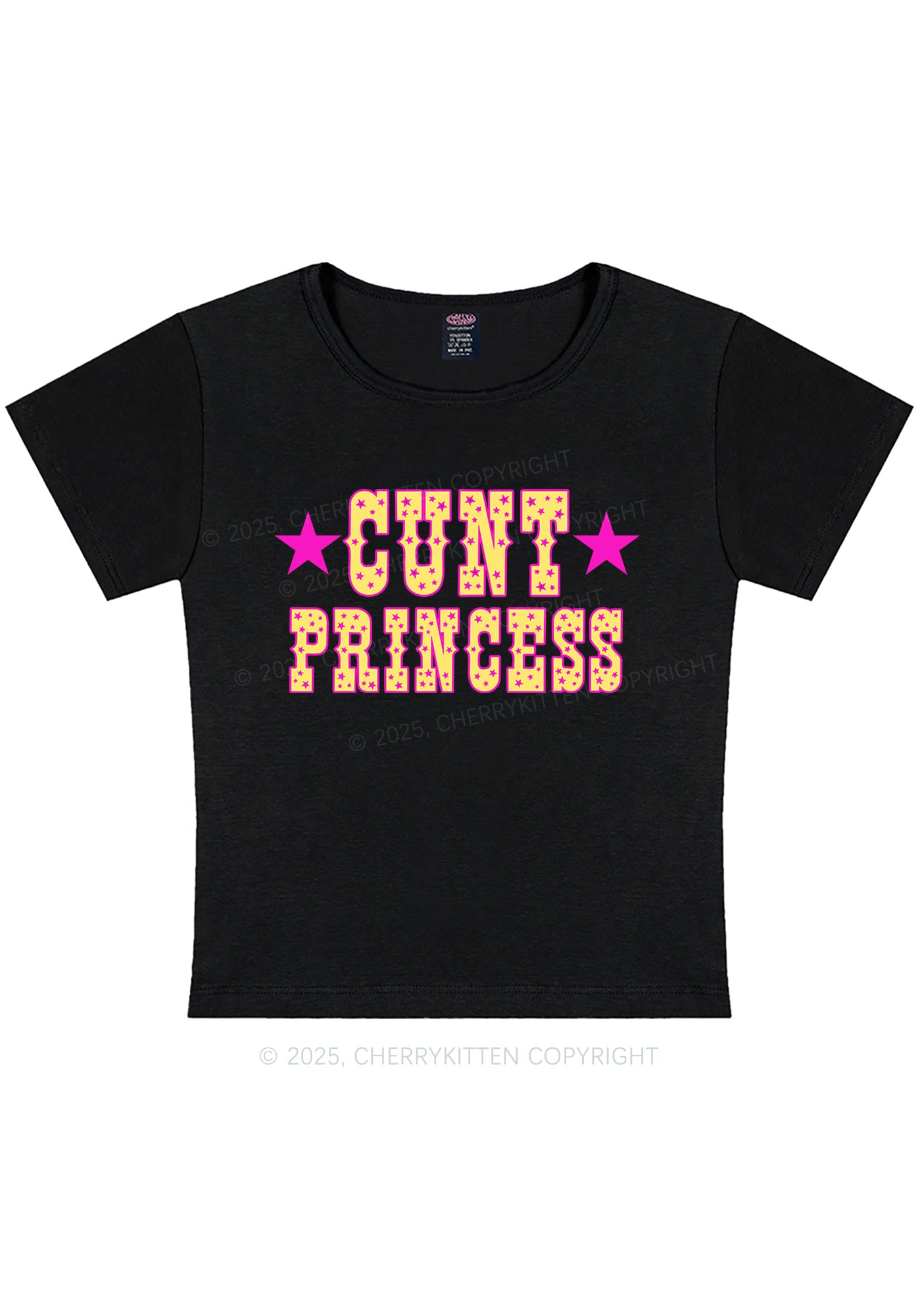 Cxxt Princess Y2K Baby Tee Cherrykitten