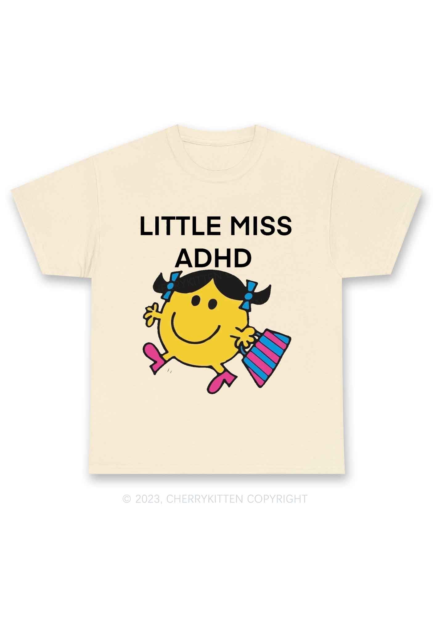 Little Miss ADHD Y2K Chunky Shirt Cherrykitten