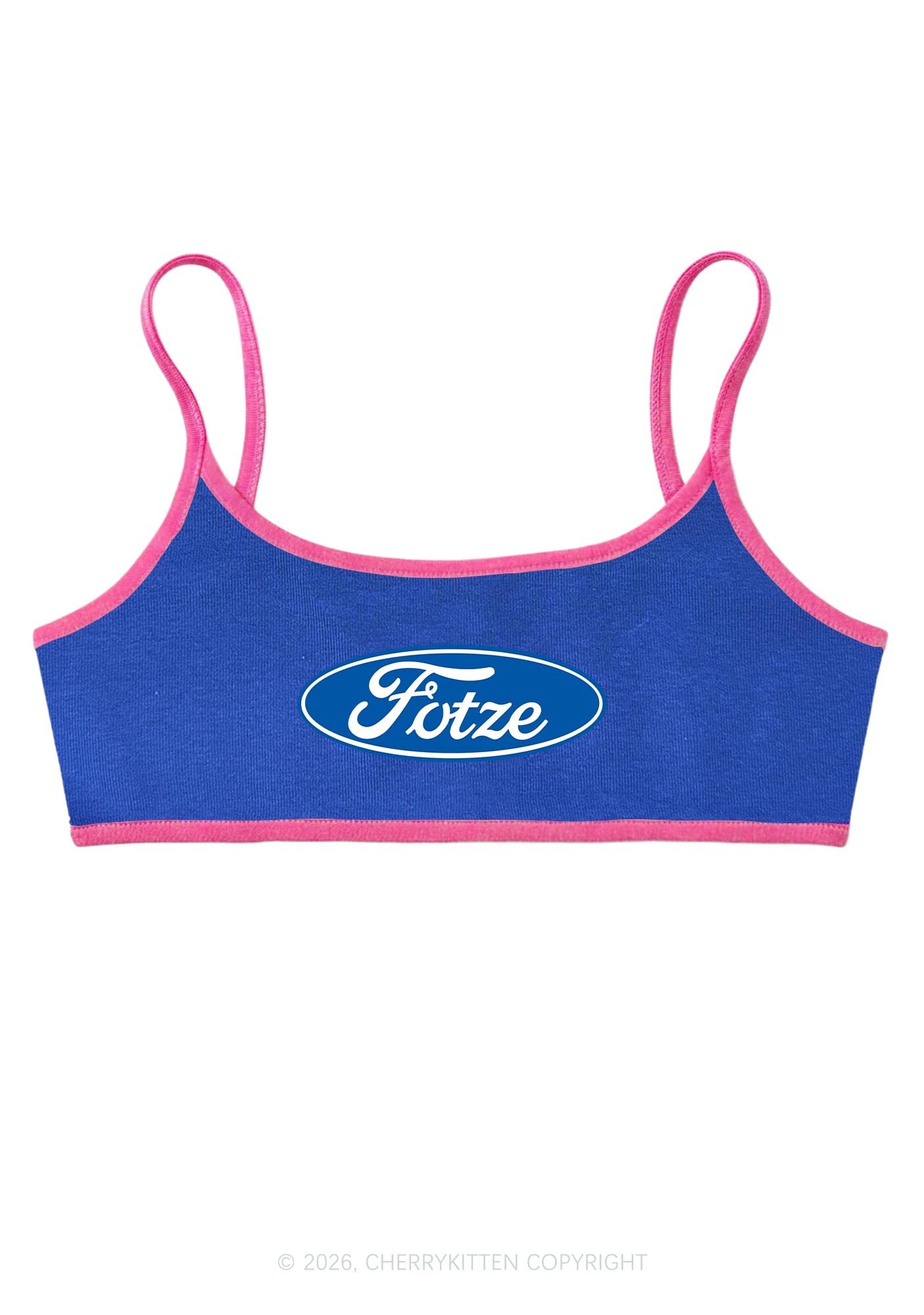 Fotze Y2K Super Crop Cami Cherrykitten
