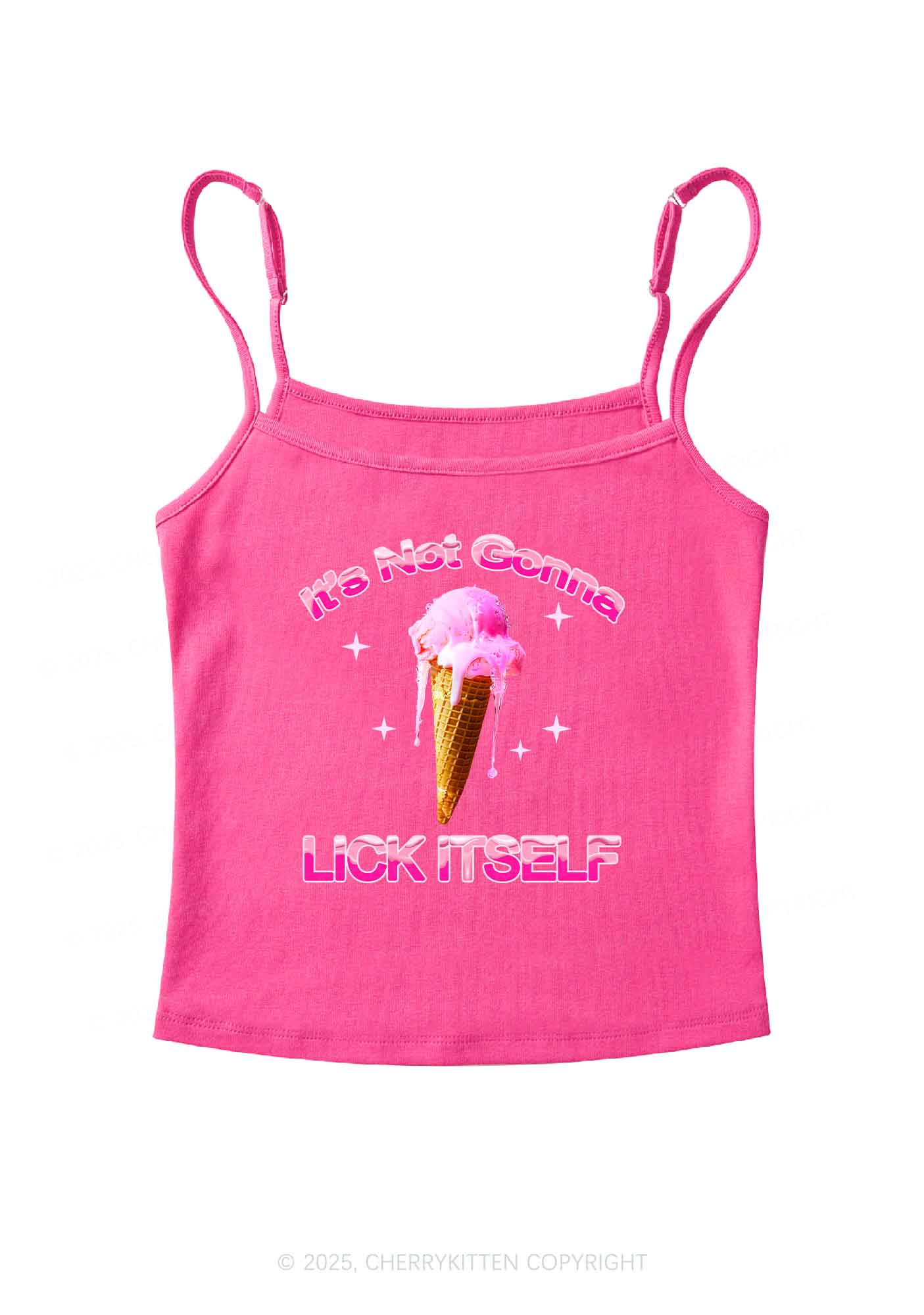 Ice Cream Lick Itself Y2K Spaghetti Strap Cami Cherrykitten