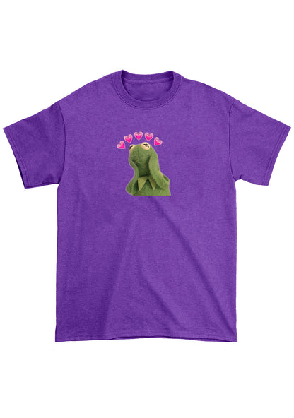 Pink Hearts Frog Chunky Shirt
