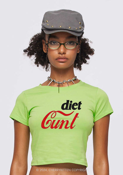 Diet Cxxt Y2K Baby Tee Cherrykitten