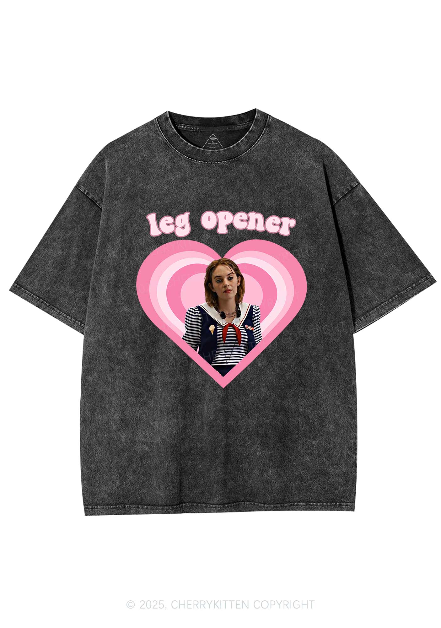 Leg Opener Pride Y2K Shirts Washed Tee Cherrykitten