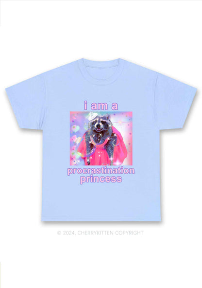 Procrastination Princess Y2K Chunky Shirt Cherrykitten