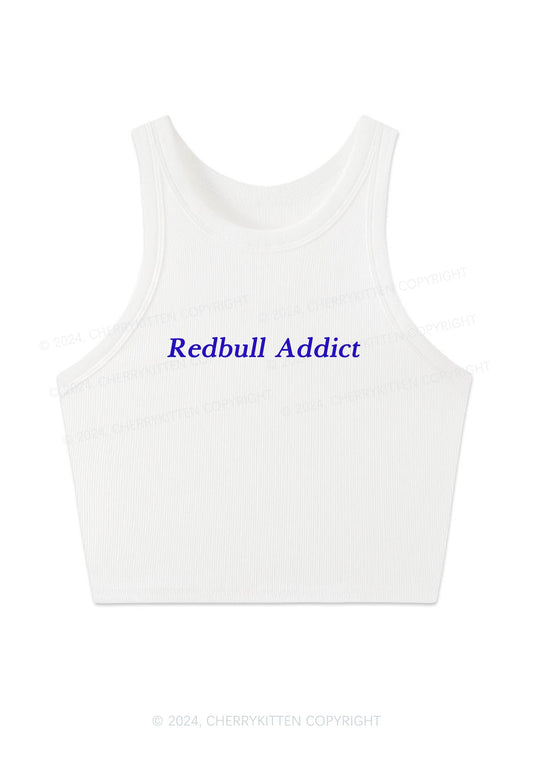 Redbull Addict Y2K Crop Tank Top Cherrykitten
