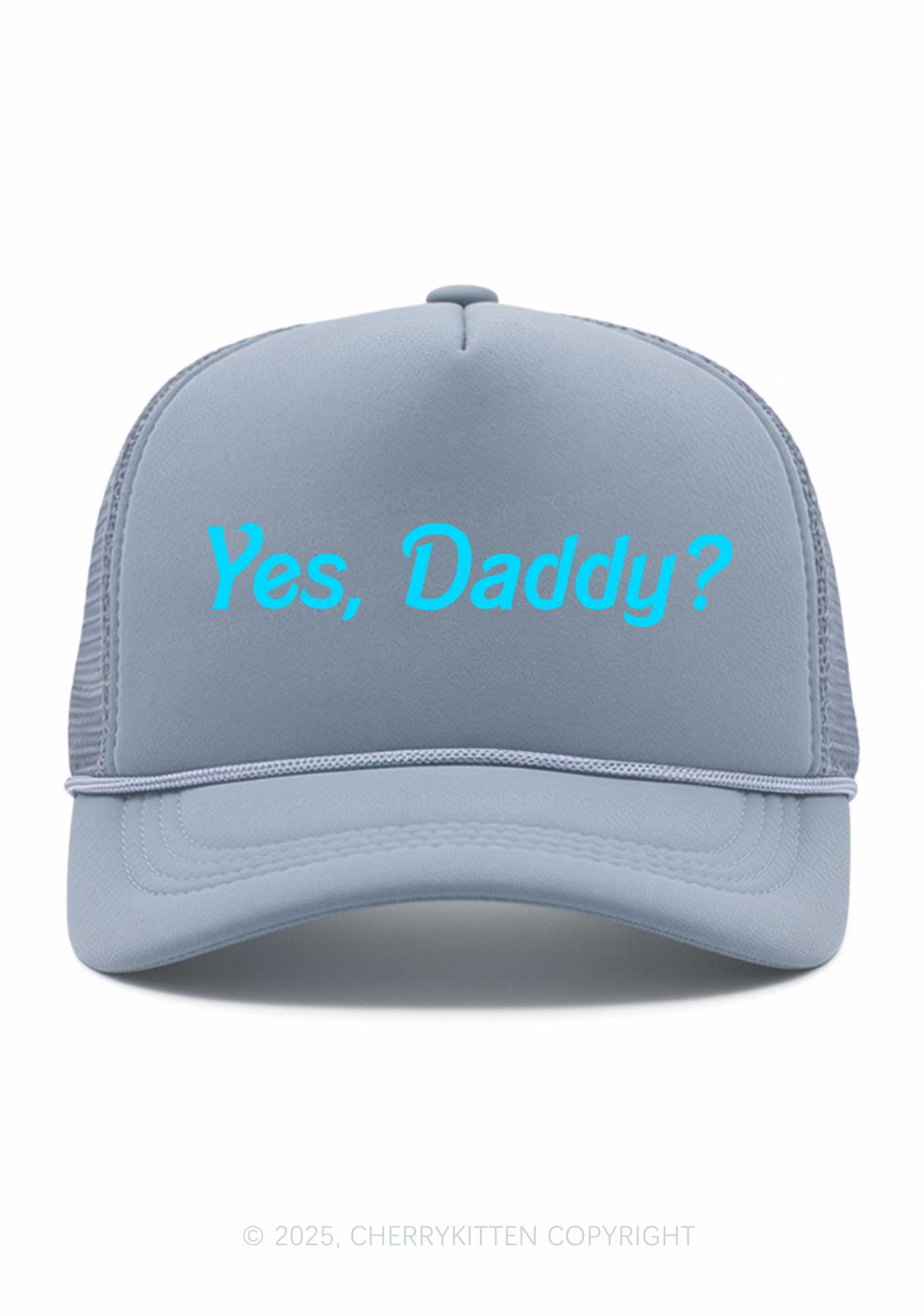 Yes Daddy Valentine's Day Y2K Trucker Hat Cherrykitten