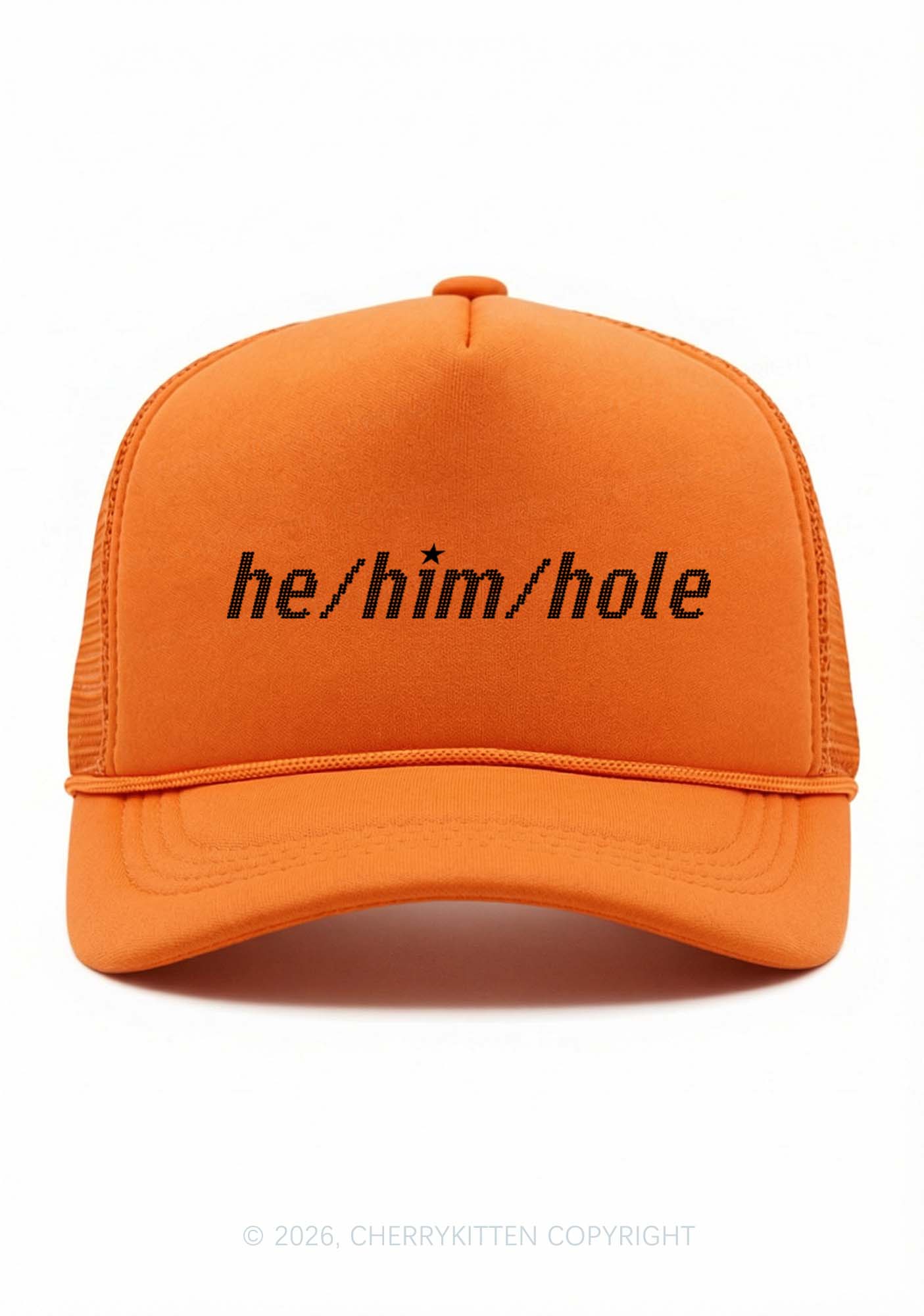 He Him Hole Pride Y2K Trucker Hat Cherrykitten