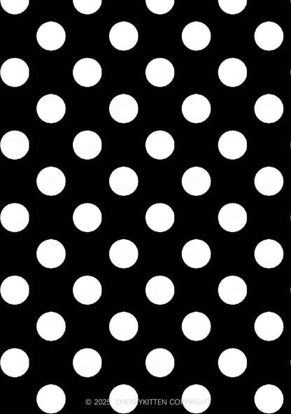 Classic Polka Dots Y2K Print Bikini Set Cherrykitten