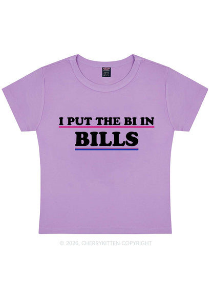 I Put The Bi In Bills Pride Y2K Baby Tee Cherrykitten