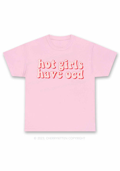 Hot Girls Have OCD Y2K Chunky Shirt Cherrykitten