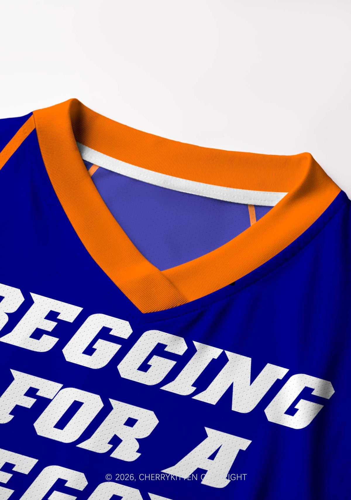 Begging For A Pegging Y2K Crop Football Jersey Shirts Cherrykitten
