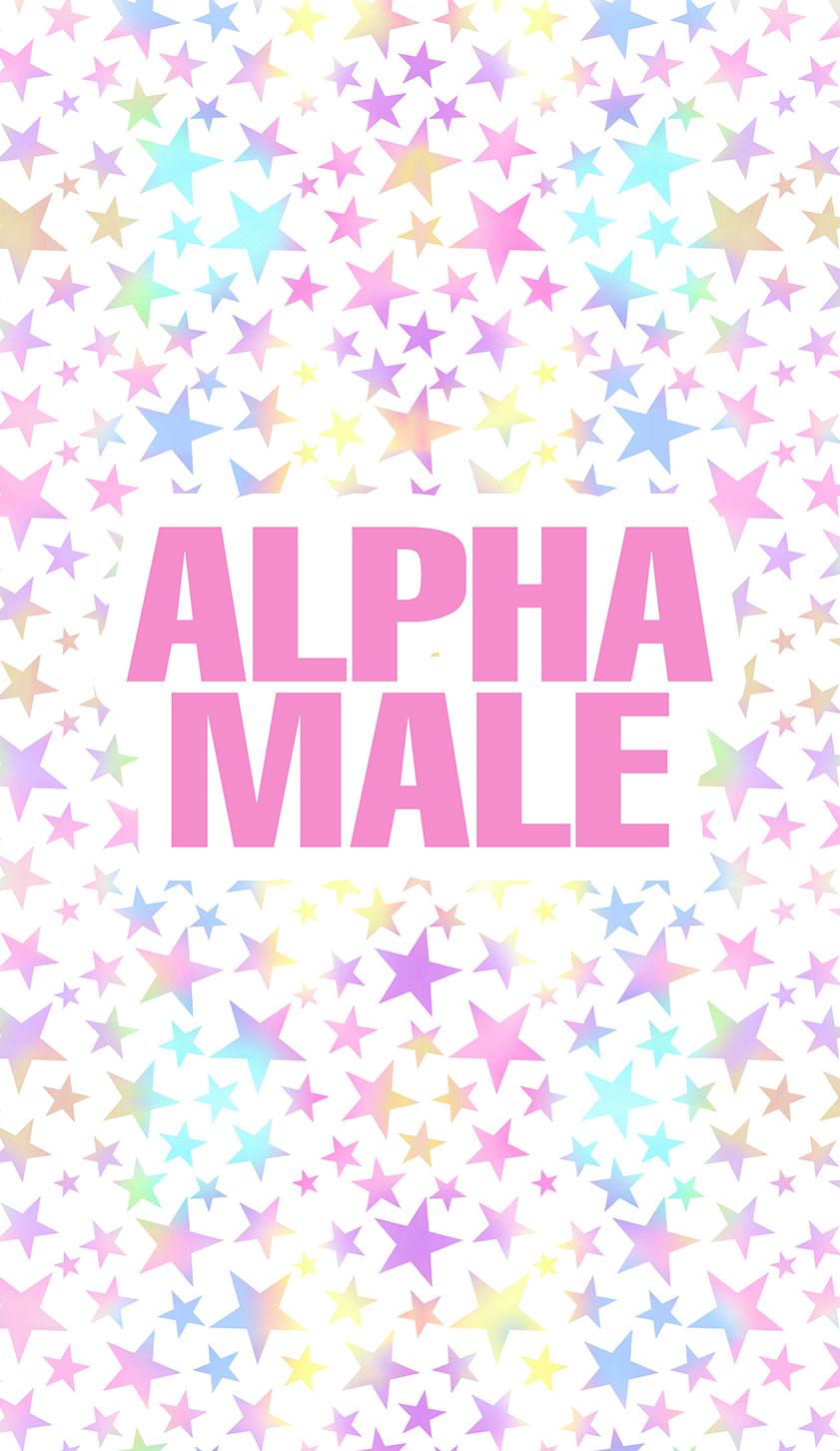 Pastel Star Alpha Male Pride Y2K Phone Case Cherrykitten