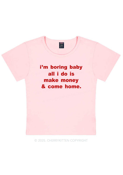 Im Boring Baby Y2K Baby Tee Cherrykitten