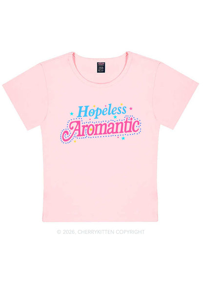 Hopeless Aromantic Pride Y2K Baby Tee Cherrykitten