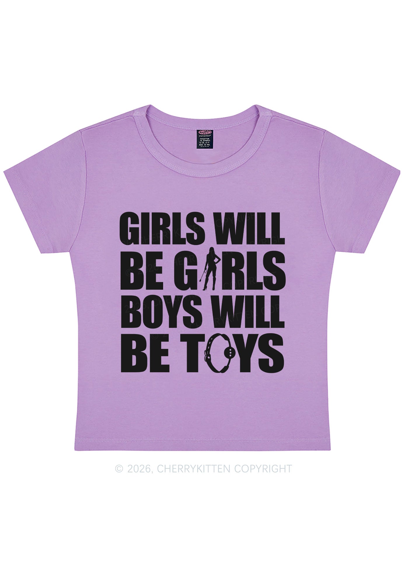 Girls Toys Y2K Baby Tee Cherrykitten