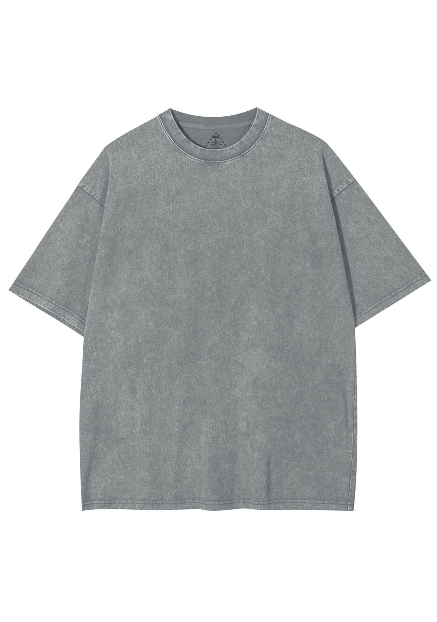 Plain Y2K Shirts Washed Tee Cherrykitten