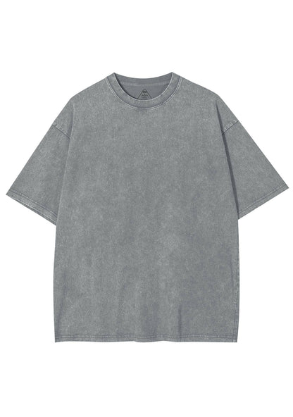 Plain Y2K Shirts Washed Tee Cherrykitten