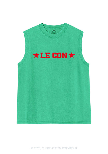 Le Con Y2K Washed Muscle Tank Cherrykitten