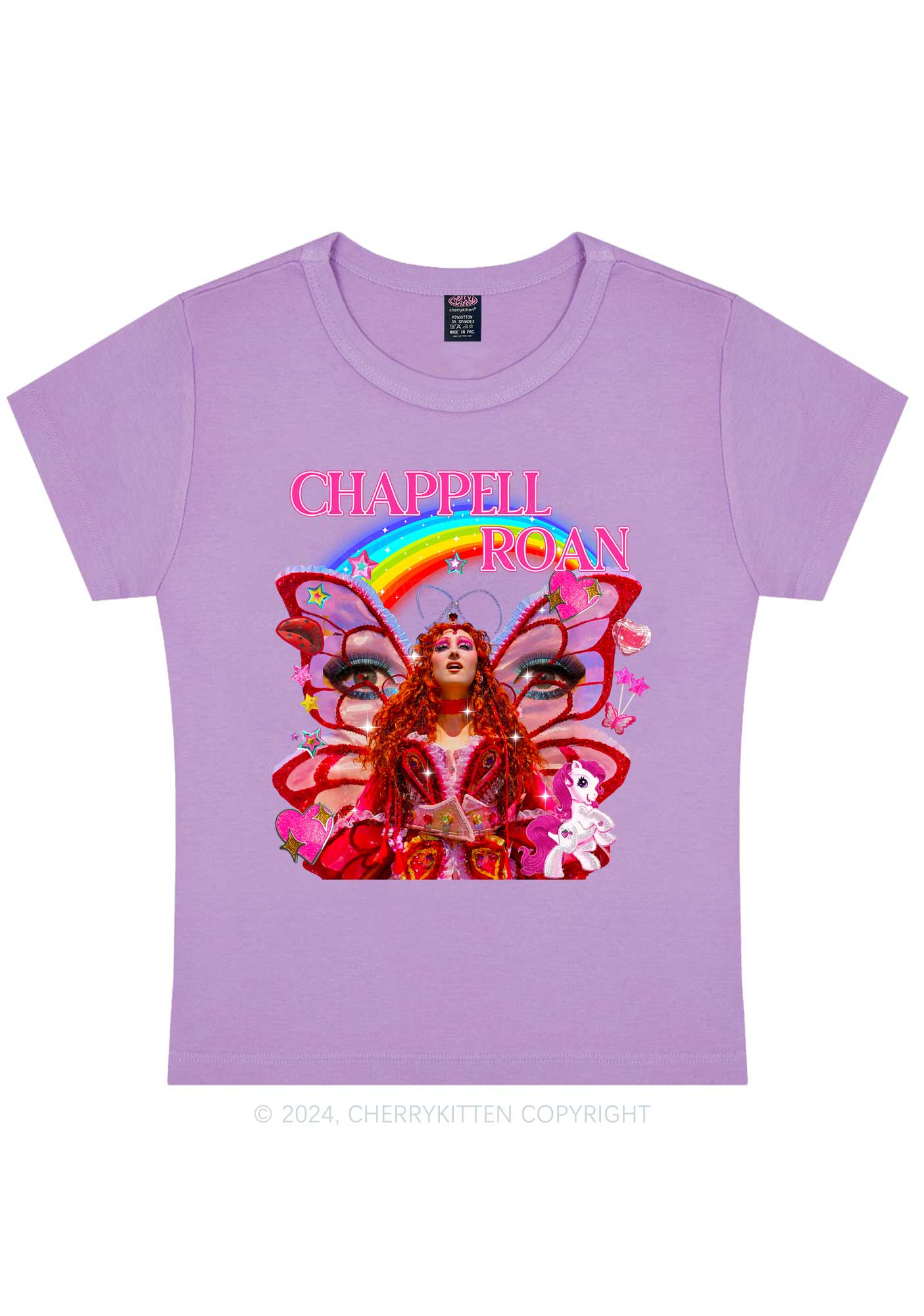 CR Fairy Tour Y2K Baby Tee Cherrykitten