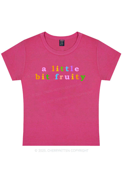 A Little Bit Fruity Y2K Baby Tee Cherrykitten