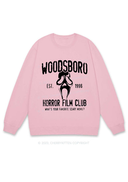 Horror Film Club Halloween Y2K Sweatshirt Cherrykitten