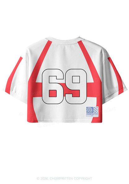 Butch Bait Pride Y2K Crop Sport Jersey Shirts Cherrykitten