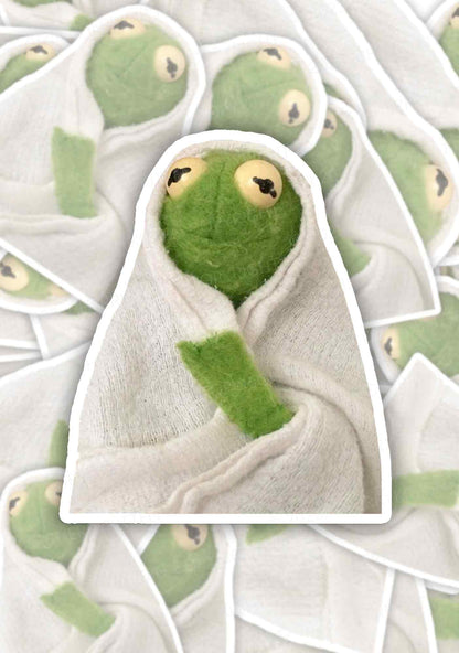 Lonely Frog 1Pc Y2K Sticker Cherrykitten