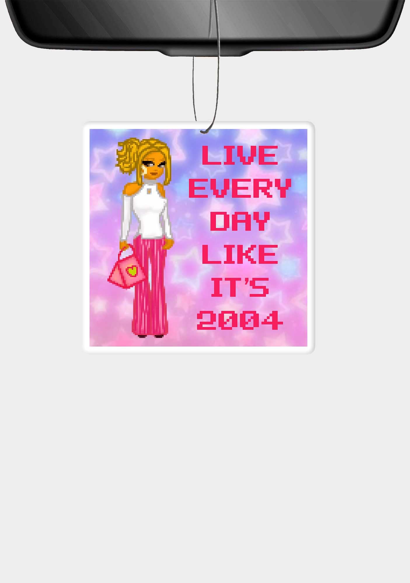 Live Every Day 1Pc Y2K Car Air Freshener Cherrykitten