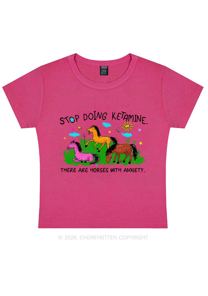 Stop Doing Kxxamine Y2K Baby Tee Cherrykitten