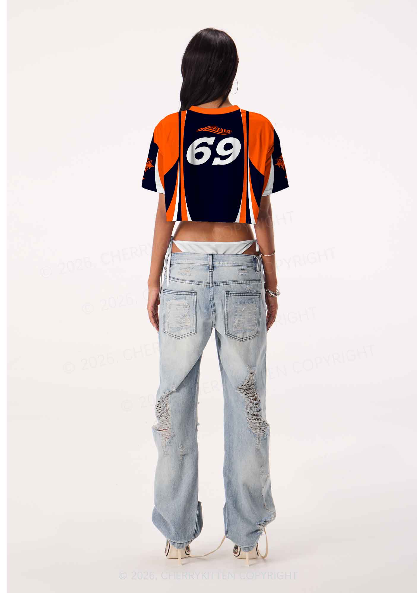 Autistic Gay Skeleton Pride Y2K Crop Sport Jersey Shirts Cherrykitten