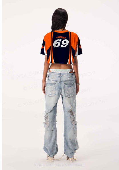 Autistic Gay Skeleton Pride Y2K Crop Sport Jersey Shirts Cherrykitten