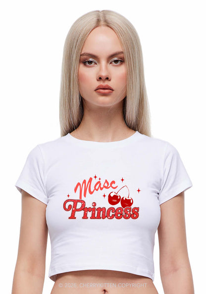 Masc Princess Cherry Pride Y2K Baby Tee Cherrykitten