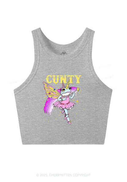 Cxxty Fairy Frog Y2K Crop Tank Top Cherrykitten
