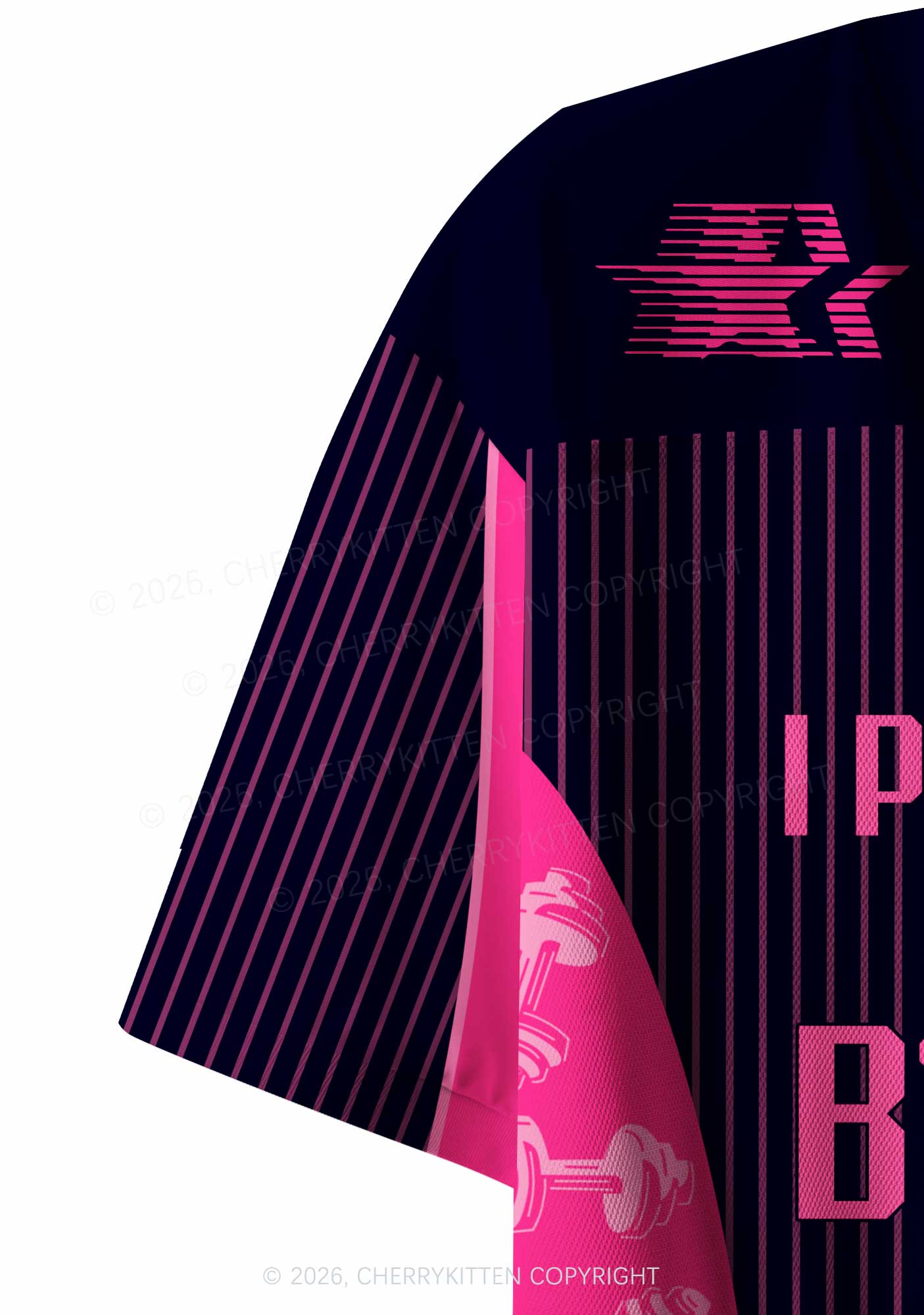 I Put The Bi In Biceps Pride Y2K Crop Sport Jersey Shirts Cherrykitten
