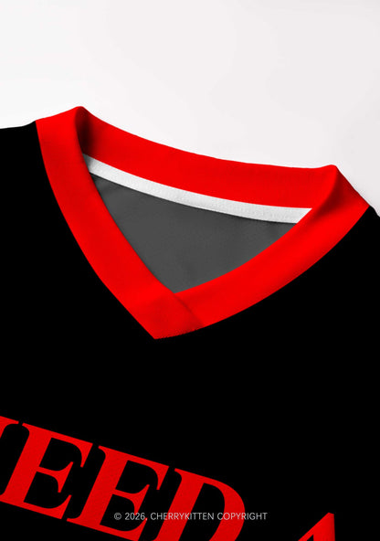 I Need A Zero Cola Y2K Crop Football Jersey Shirts Cherrykitten