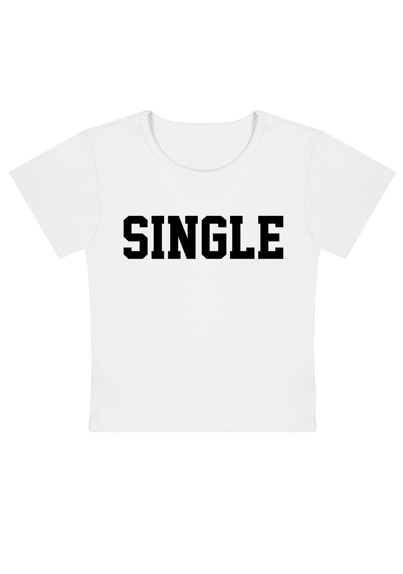 Curvy Just Single Baby Tee