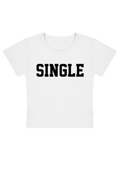 Curvy Just Single Baby Tee