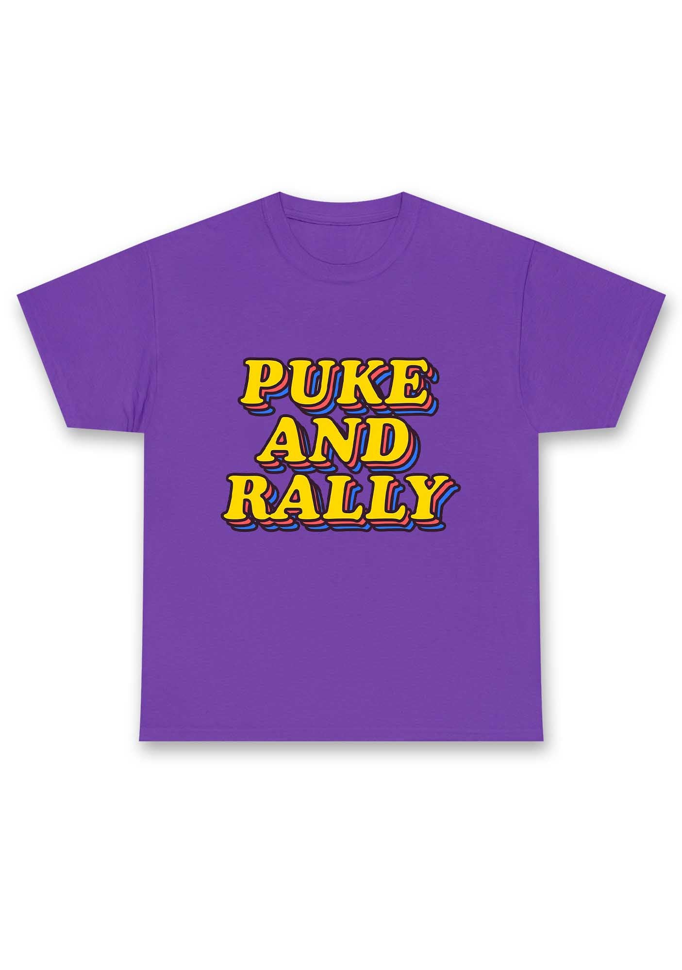 Puke And Rally Chunky Shirt