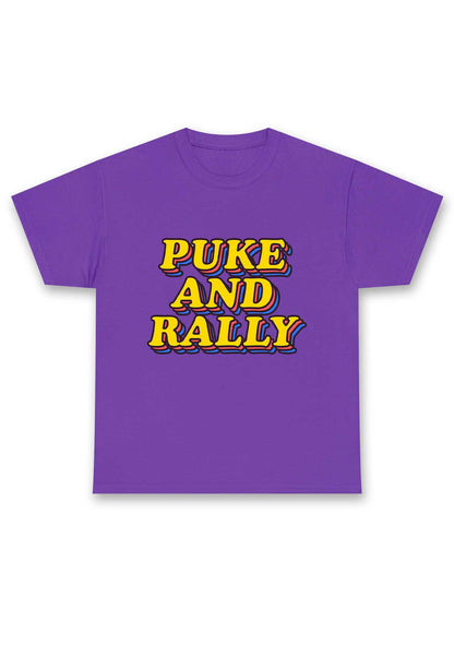 Puke And Rally Chunky Shirt