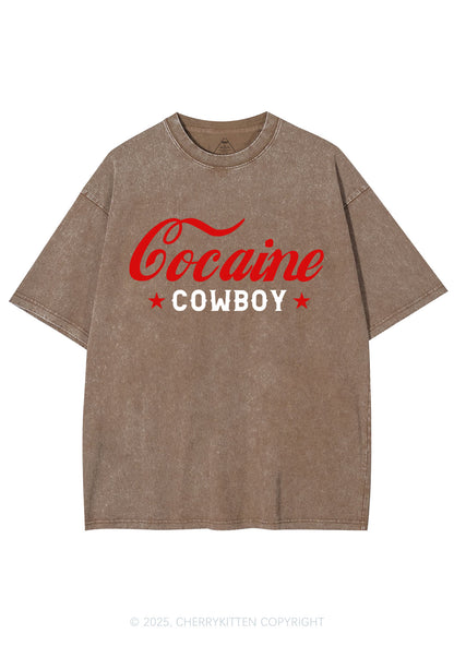 Cola Cowboy Y2K Shirts Washed Tee Cherrykitten