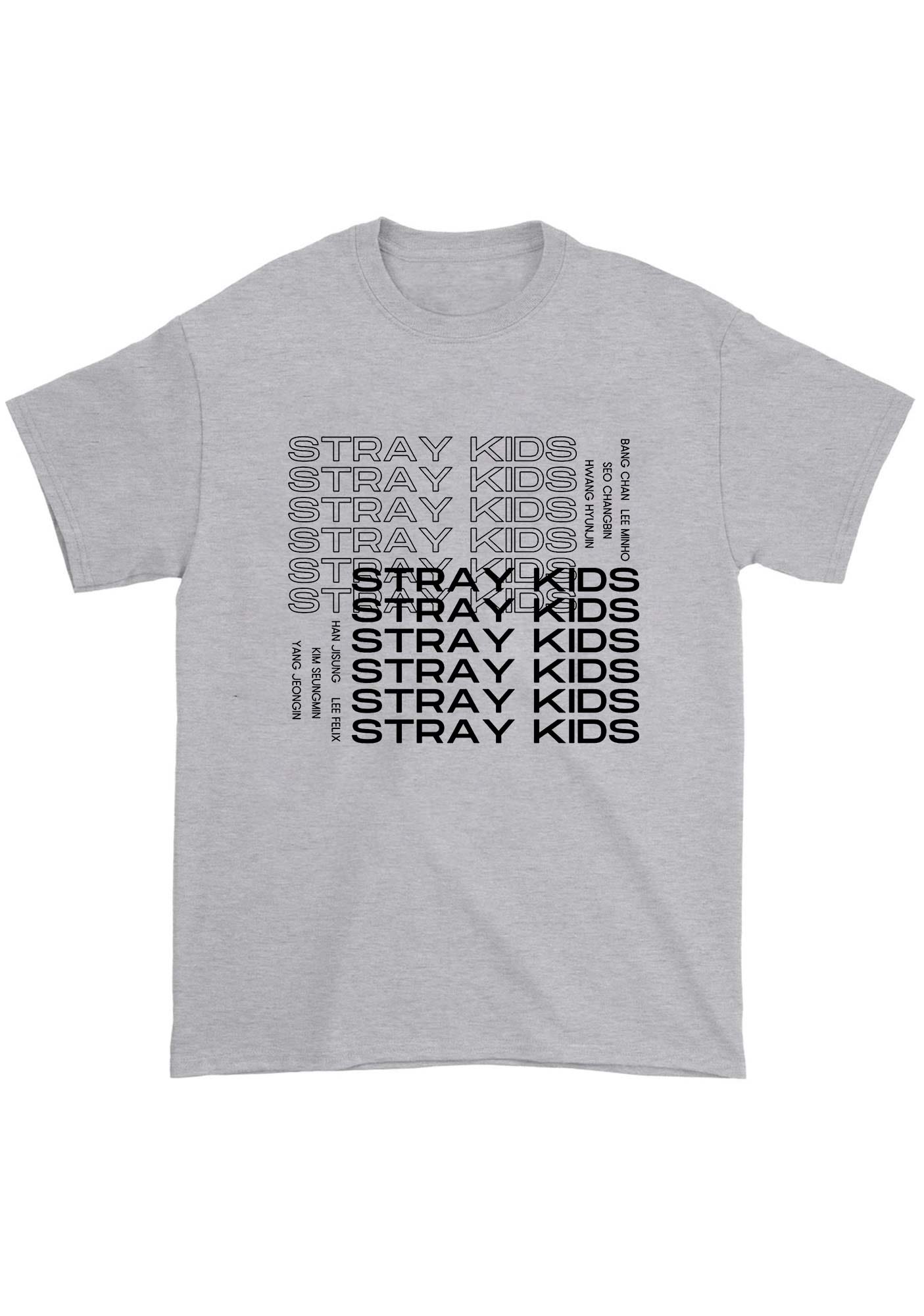 Skz Rectangle Skz Kpop Chunky Shirt