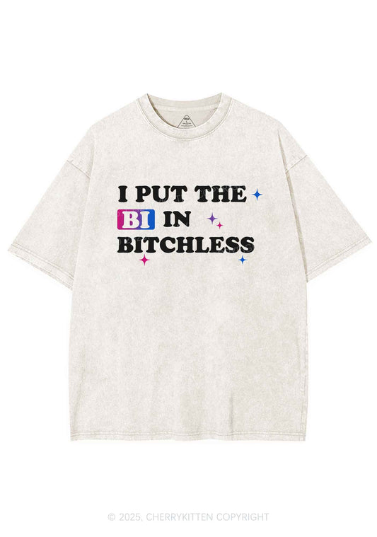 Put BI In Bxxchless Pride Y2K Shirts Washed Tee Cherrykitten