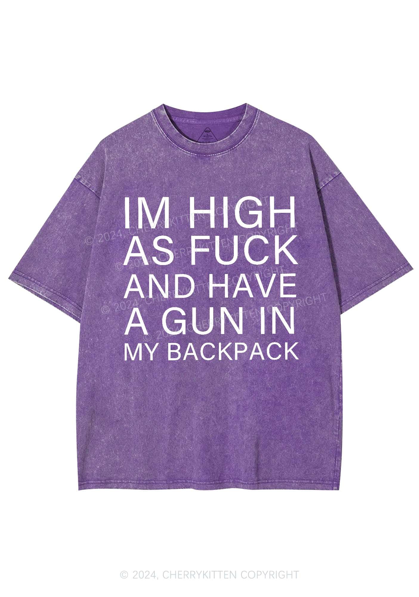 Im High Y2K Washed Tee Cherrykitten