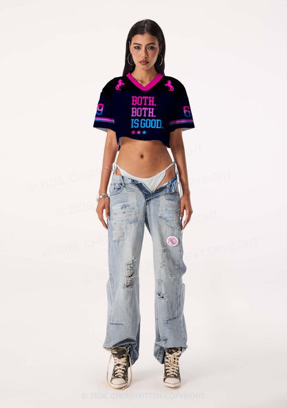 Both Is Good Pride Y2K Crop Sport Jersey Shirts Cherrykitten