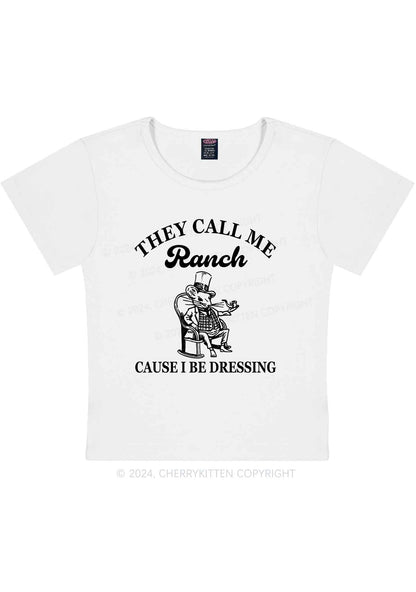 Curvy They Call Me Ranch Y2K Baby Tee Cherrykitten