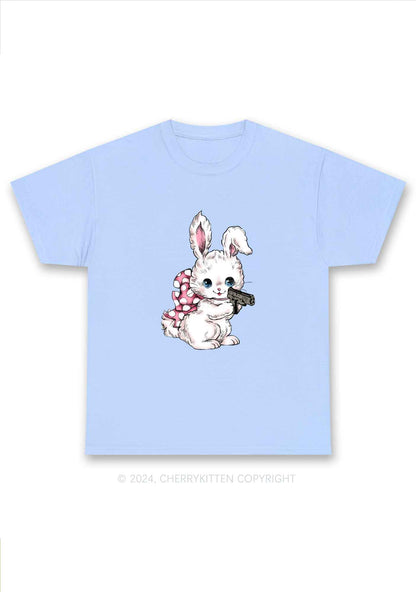 Bunny Shooting Y2K Chunky Shirt Cherrykitten