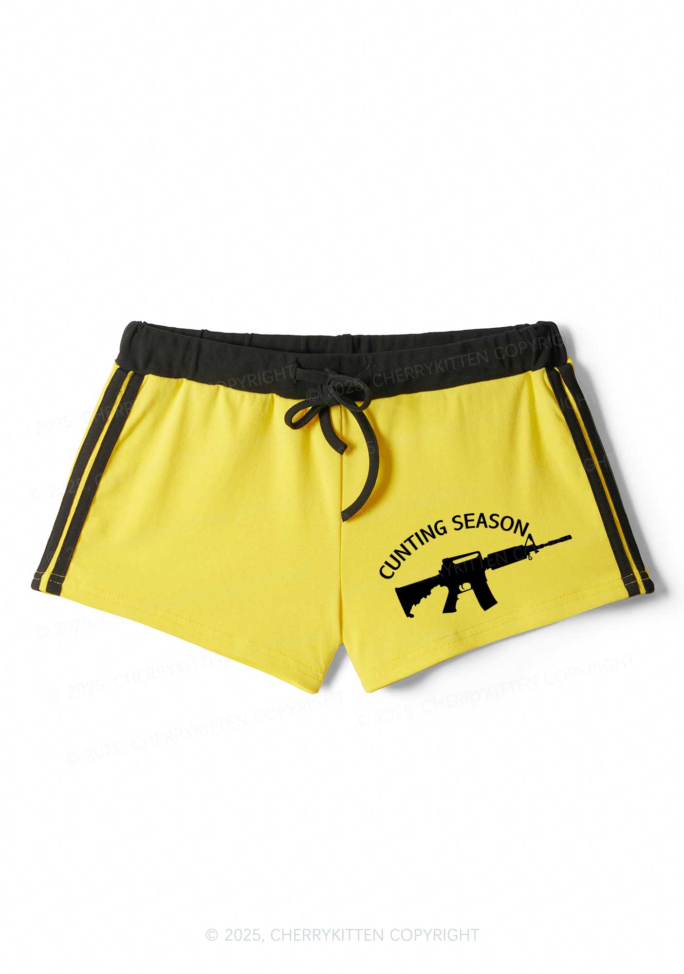 Cunting Season Y2K Drawstring Mini Shorts Cherrykitten