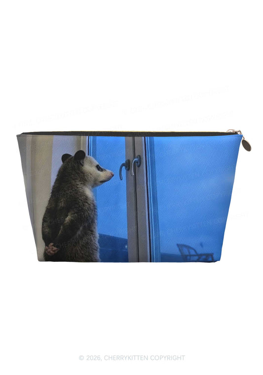 Moody Opossum Y2K Makeup Bag Cherrykitten
