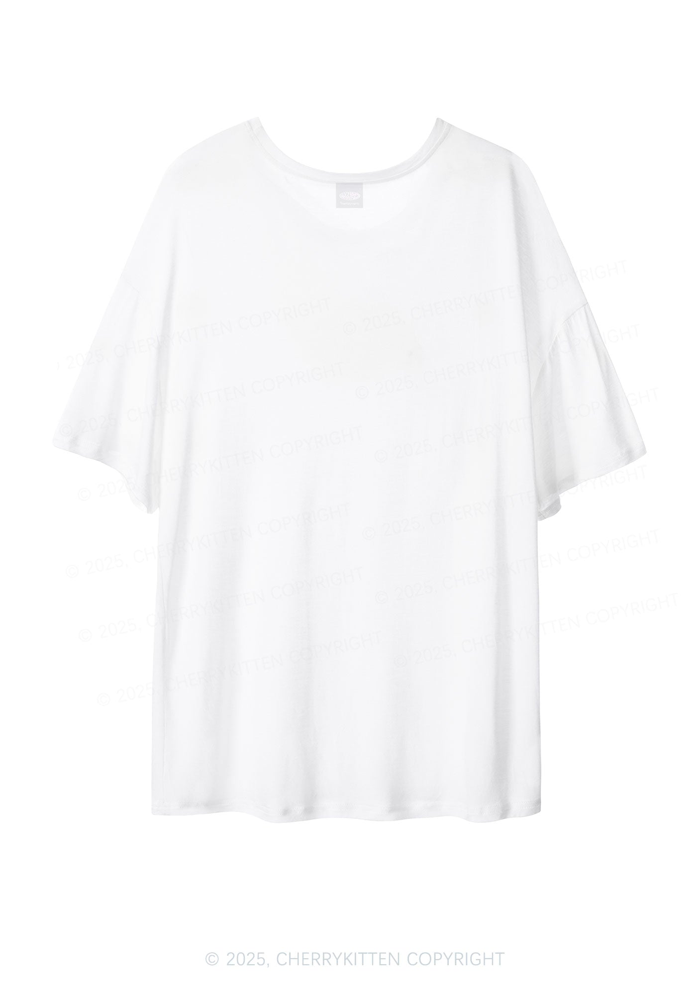 God Given Bisexual Right Pride Y2K Sheer Boyfriend Tee Cherrykitten