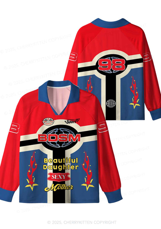 Custom BDSM Daughter Mother Y2K Sport Long Sleeve Jersey Shirts Cherrykitten